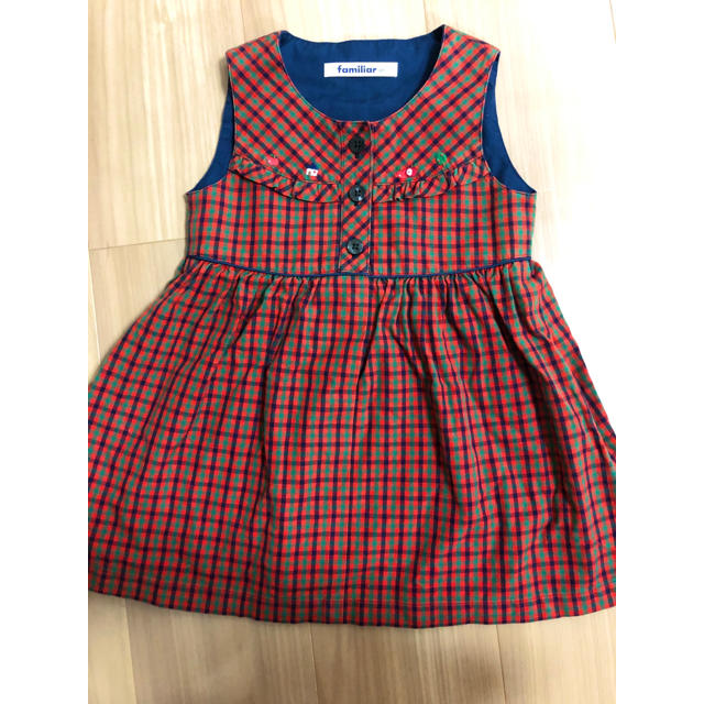 familiar(ファミリア)の専用　familiar ワンピース90 キッズ/ベビー/マタニティのキッズ服女の子用(90cm~)(ワンピース)の商品写真