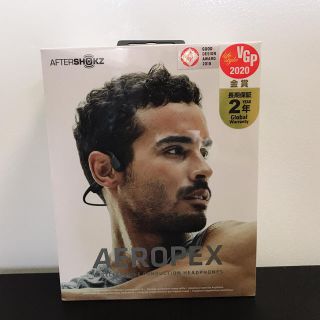 新品未開封　AFTERSHOKZ AEROPEX COSMIC BLACK(ヘッドフォン/イヤフォン)