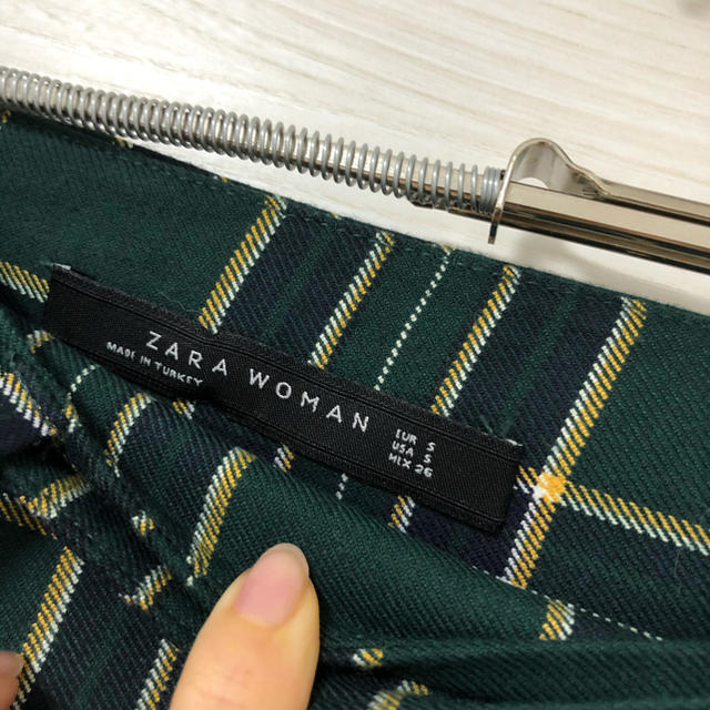 ZARA(ザラ)のチェックフレアスカート レディースのスカート(ロングスカート)の商品写真