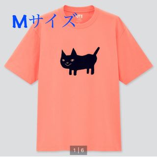 ユニクロ(UNIQLO)のMサイズ★新品未使用★ユニクロ × 米津玄師 Tシャツ ネコ ピンク UT (Tシャツ/カットソー(半袖/袖なし))