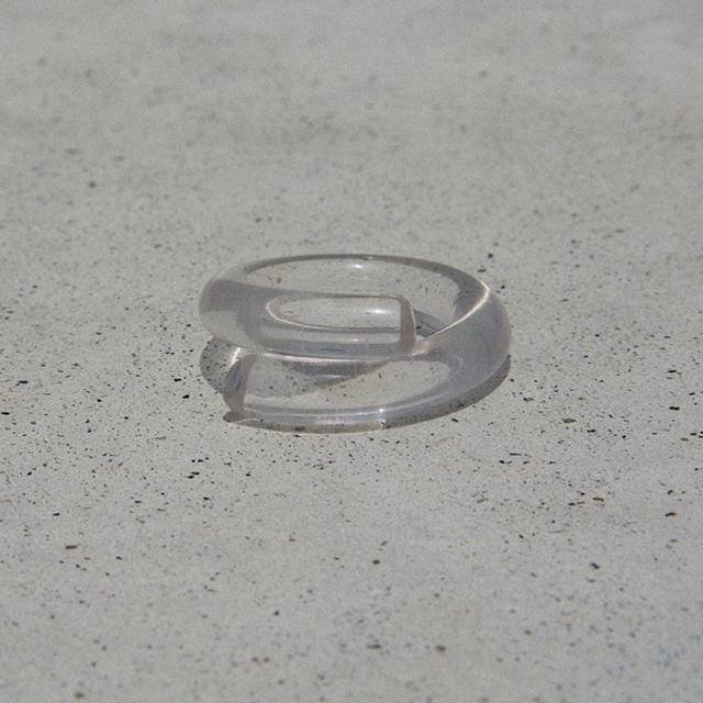 nano・universe(ナノユニバース)のAcryl clear ring No.376 レディースのアクセサリー(リング(指輪))の商品写真