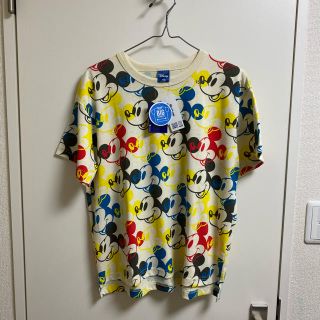 ディズニー(Disney)の再値下げ！新品❤️ミッキー総柄プリント　定価2959(Tシャツ/カットソー)