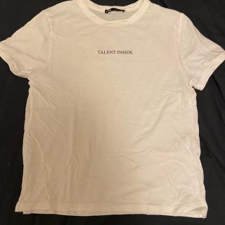 ザラ(ZARA)のZARA ロゴTシャツ(Tシャツ/カットソー(半袖/袖なし))