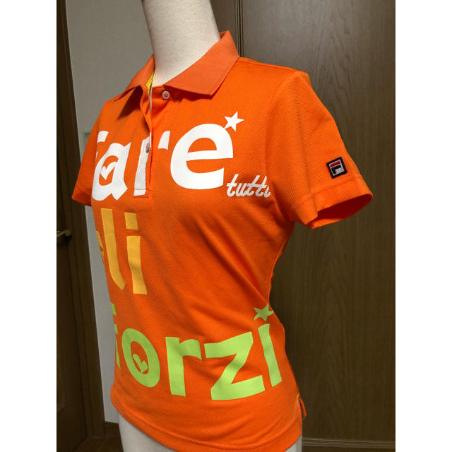 FILA(フィラ)のフィラ ポロシャツS オレンジ スポーツ/アウトドアのゴルフ(ウエア)の商品写真
