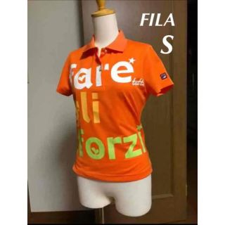 フィラ(FILA)のフィラ ポロシャツS オレンジ(ウエア)