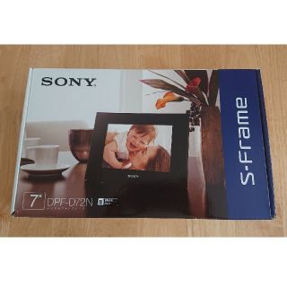 ソニー(SONY)の【新品・未使用】SONY デジタルフォトフレーム DPF-D72N/B ブラック(フォトフレーム)