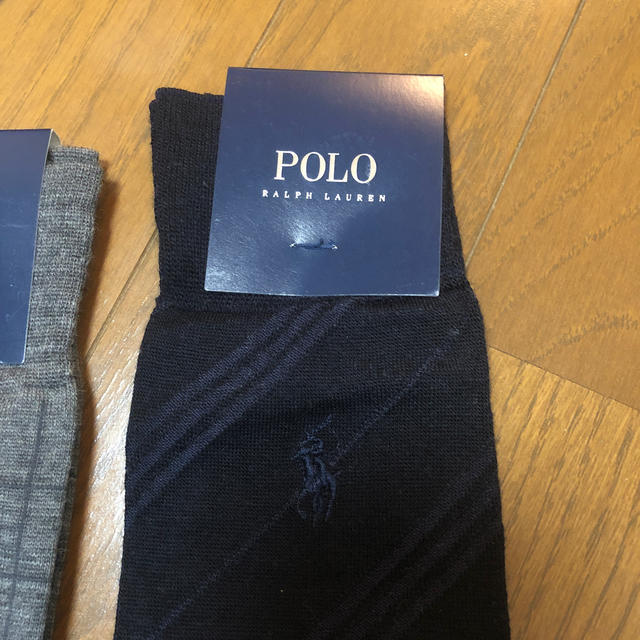 POLO RALPH LAUREN(ポロラルフローレン)のPOLO RALPH LAUREN 男性用靴下 2足セット メンズのレッグウェア(ソックス)の商品写真