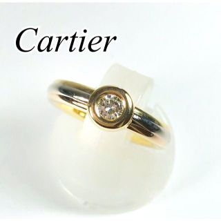 カルティエ(Cartier)のカルティエ Cartier K18 YG PG WG ダイヤ リング トリニティ(リング(指輪))