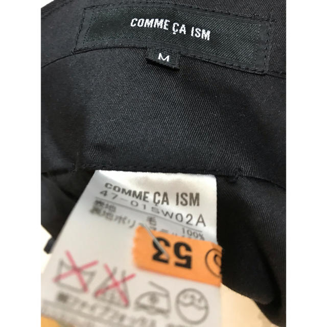 COMME CA ISM(コムサイズム)の【ハナ様専用】コムサの3ボタン フォーマルスーツ　Mサイズ　美品 メンズのスーツ(セットアップ)の商品写真