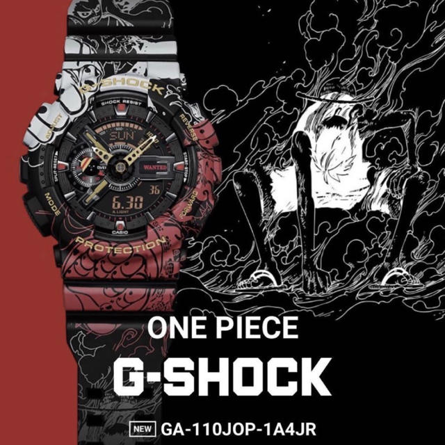 ワンピース×G-SHOCK コラボ　カシオ　Gショック腕時計(デジタル)