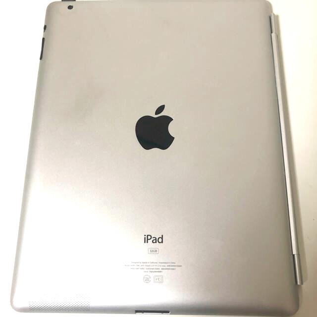 【値下】iPad2本体　wifi32Gモデル（保護フィルム、ケーブル付き）