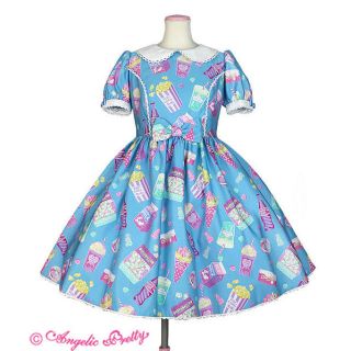 アンジェリックプリティー(Angelic Pretty)のAngelic Pretty FANCY CANDY OP バレッタ サックス(ひざ丈ワンピース)