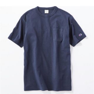 チャンピオン(Champion)のチャンピオン ポケット付きクルーネックTシャツ 胸ポケット　左袖にマーク(Tシャツ/カットソー(半袖/袖なし))