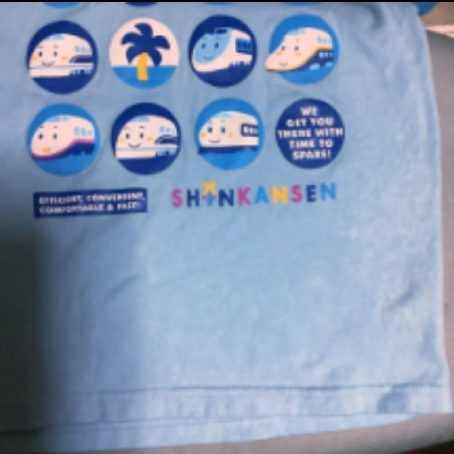 サンリオ(サンリオ)のSanrio  SHINKANSEN　Tシャツ120cm＋ハンカチ キッズ/ベビー/マタニティのキッズ服男の子用(90cm~)(Tシャツ/カットソー)の商品写真