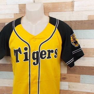 ハンシンタイガース(阪神タイガース)の【Tigers】 美品 阪神タイガース 応援ウェア ブラック/イエロー サイズF(応援グッズ)