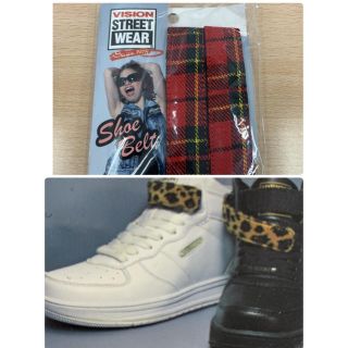 ヴィジョン ストリート ウェア(VISION STREET WEAR)のVISION STREET WEAR  スニーカー アクセサリー チェック柄  (スニーカー)