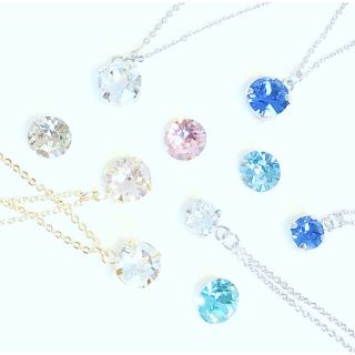 スワロフスキー(SWAROVSKI)の【スワロフスキー】一粒ネックレス (ネックレス)