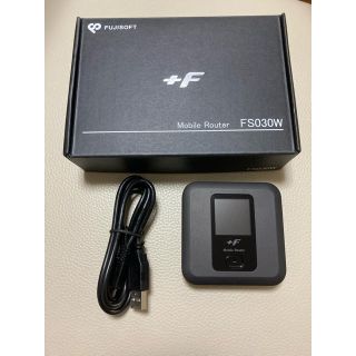 FS030W ＋F モバイルルーター　ポケットWiFi(PC周辺機器)