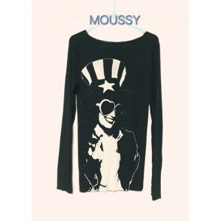 マウジー(moussy)のMOUSSY☆ロゴロンT☆バックプリント(Tシャツ(長袖/七分))