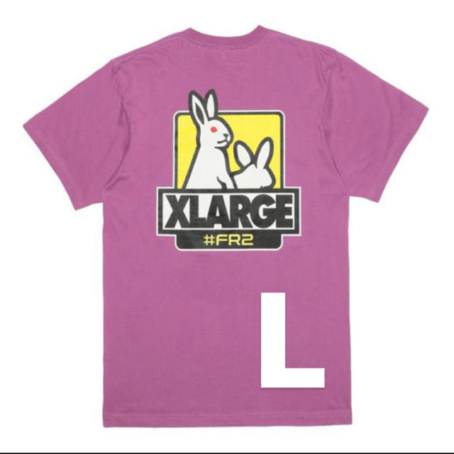 XLARGE(エクストララージ)のFR2 × XLARGE F××k Icon Tee パープル L メンズのトップス(Tシャツ/カットソー(半袖/袖なし))の商品写真