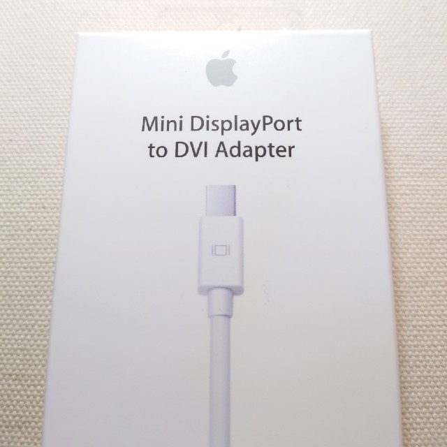 Apple(アップル)のApple Mini DisplayPort HDMI-DVI アダプタ スマホ/家電/カメラのPC/タブレット(PC周辺機器)の商品写真