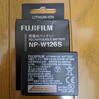 フジフイルム(富士フイルム)の富士フイルム FUJIFILM 充電式バッテリー NP-W126S(ミラーレス一眼)