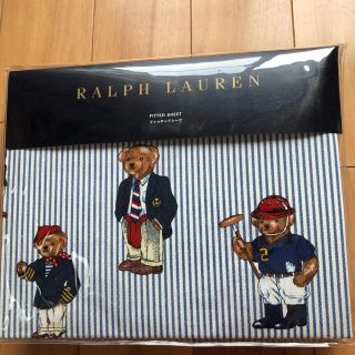 ラルフローレン(Ralph Lauren)のラルフローレン　ポロ ベア　フィッティドシーツ　セミダブルサイズ(シーツ/カバー)