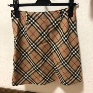 バーバリーブルーレーベル(BURBERRY BLUE LABEL)のBurberry blue label スカート　36 正規品(ミニスカート)