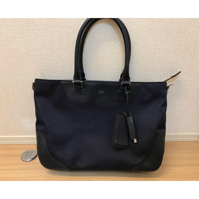 PELLE MORBIDA ペッレモルビダ CA101 トートバッグ ネイビー