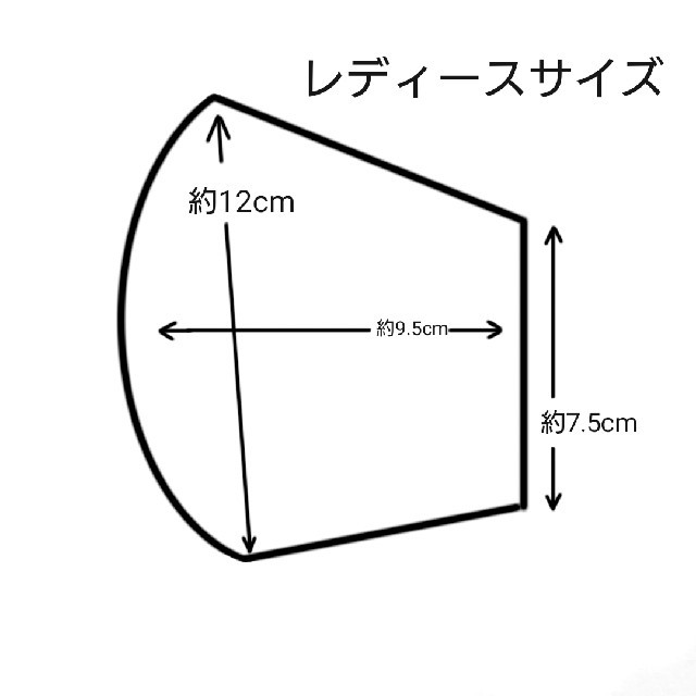 【白×黒レース】レディースサイズ インナーマスク ハンドメイドのハンドメイド その他(その他)の商品写真