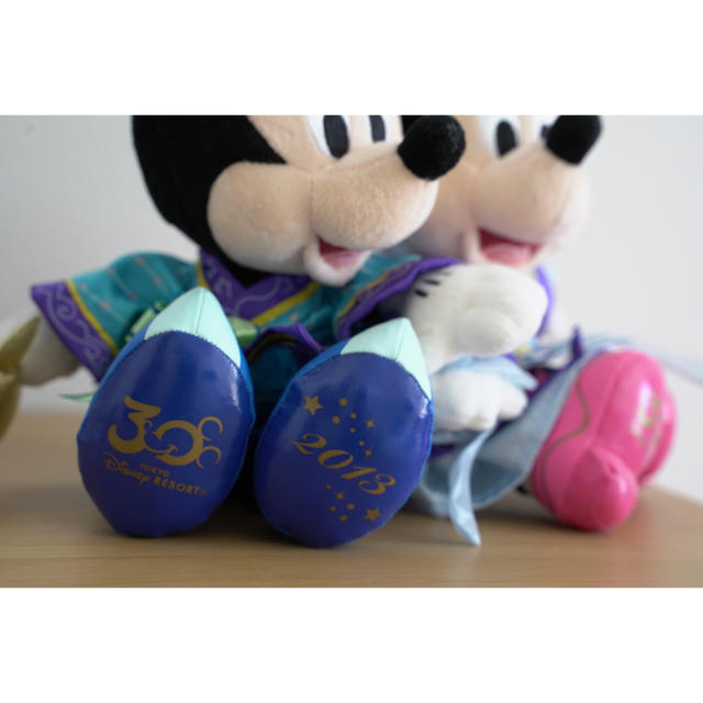 Disney(ディズニー)の【美品】ディズニー　30周年　七夕　ミキミニ　ぬいぐるみ エンタメ/ホビーのおもちゃ/ぬいぐるみ(キャラクターグッズ)の商品写真