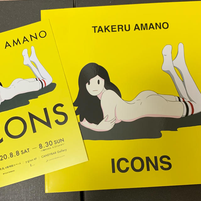 天野タケル  「Venusのドローイング&サイン」入り 作品集 ICONS