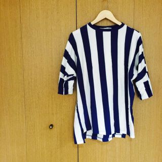 ドットアンドストライプスチャイルドウーマン(Dot&Stripes CHILDWOMAN)のストライプTシャツ(カットソー(半袖/袖なし))