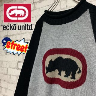 エコーアンリミテッド(ECKŌ UNLTD（ECKO UNLTD）)の【B系♪】ECKO UNLTD エコーアンリミテッド/ニット HIPHOP レア(ニット/セーター)