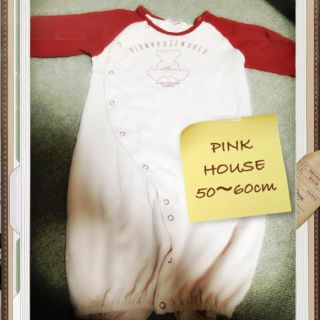 ピンクハウス(PINK HOUSE)のbabyピンクハウス50〜60 美品(ロンパース)