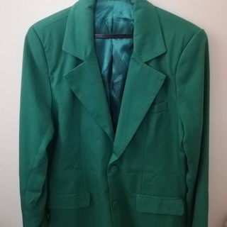 グリーン 緑 テーラードジャケット スーツ(衣装)