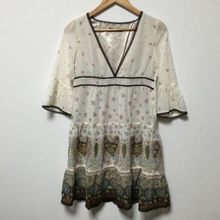 イマージュ(IMAGE)の新品 IMAGE 花柄ワンピース(ひざ丈ワンピース)