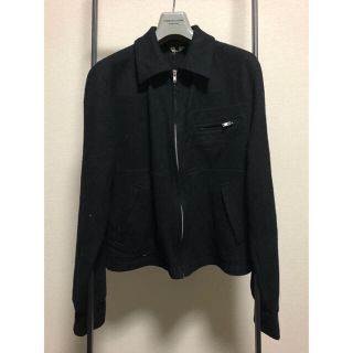 コムデギャルソンオムプリュス(COMME des GARCONS HOMME PLUS)のコムデギャルソン　オムプリュス　ウール縮絨　シングル　ライダースジャケット(ライダースジャケット)