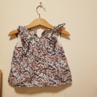 ベビーギャップ(babyGAP)のbabyGAP　花柄タンクトップ(シャツ/カットソー)