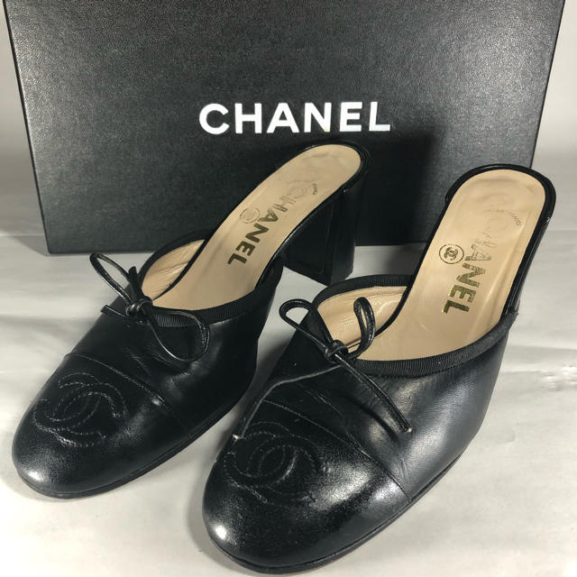 CHANEL   ミュール　箱付き