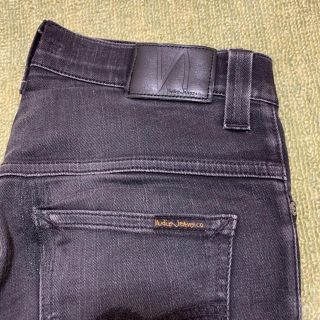 ヌーディジーンズ(Nudie Jeans)のヌーディージーンズ　ブラックデニム　30インチ(デニム/ジーンズ)