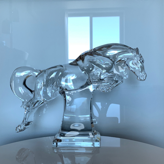 Baccarat - ✯ 圧巻 傑作 飛躍 Baccarat 跳ね馬 クリスタル 置物 Baccarat - ✯ 圧巻 傑作 飛躍 Baccarat 跳ね馬 クリスタル 置物