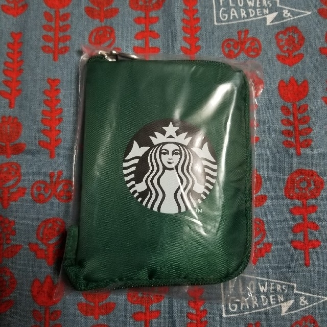 Starbucks Coffee(スターバックスコーヒー)のスターバックス エコバッグ To Go ポケッタブル エコバッグ グリーン レディースのバッグ(エコバッグ)の商品写真