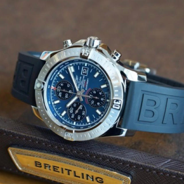 2020年8月購入 BREITLING 純正ラバーベルト&バックル 鏡面仕上げ | www