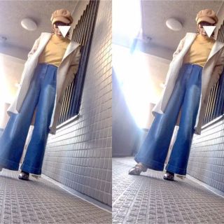 バギーワイドパンツ　古着(デニム/ジーンズ)