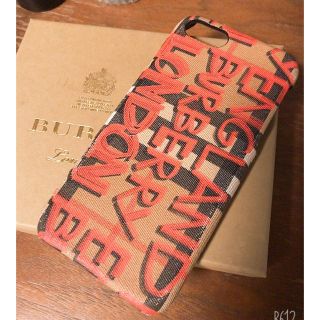 バーバリー(BURBERRY)のBurberry iPhone ケース 7/8 グラフィティー(iPhoneケース)