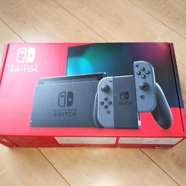 Nintendo Switch(ニンテンドースイッチ)の【新品】 Switch/グレーとリングフィットアドベンチャーのセット エンタメ/ホビーのゲームソフト/ゲーム機本体(家庭用ゲーム機本体)の商品写真