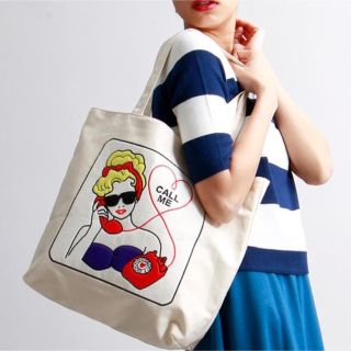 ウィゴー(WEGO)のWEGO CALL ME GIRLトートバッグ(トートバッグ)