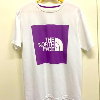 ザノースフェイス(THE NORTH FACE)のTHE NORTH FACE Tシャツ 紫 白 半袖(Tシャツ/カットソー(半袖/袖なし))