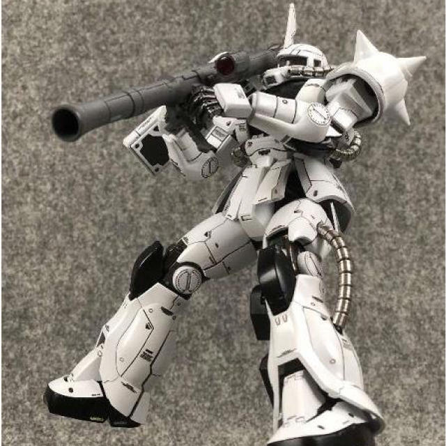 Metal Soldier MS 1/100 白ザク　合金完成品 可動フィギュア